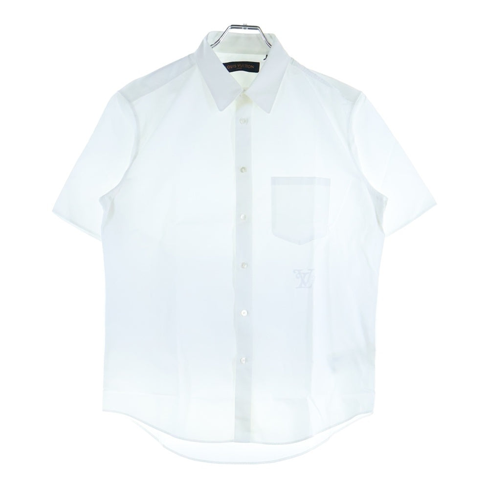 LOUIS VUITTON(ルイヴィトン) 20AW ×NIGO ニゴ 刺繍デザイン 半袖シャツ ホワイト RM202M NLZ HJS09W