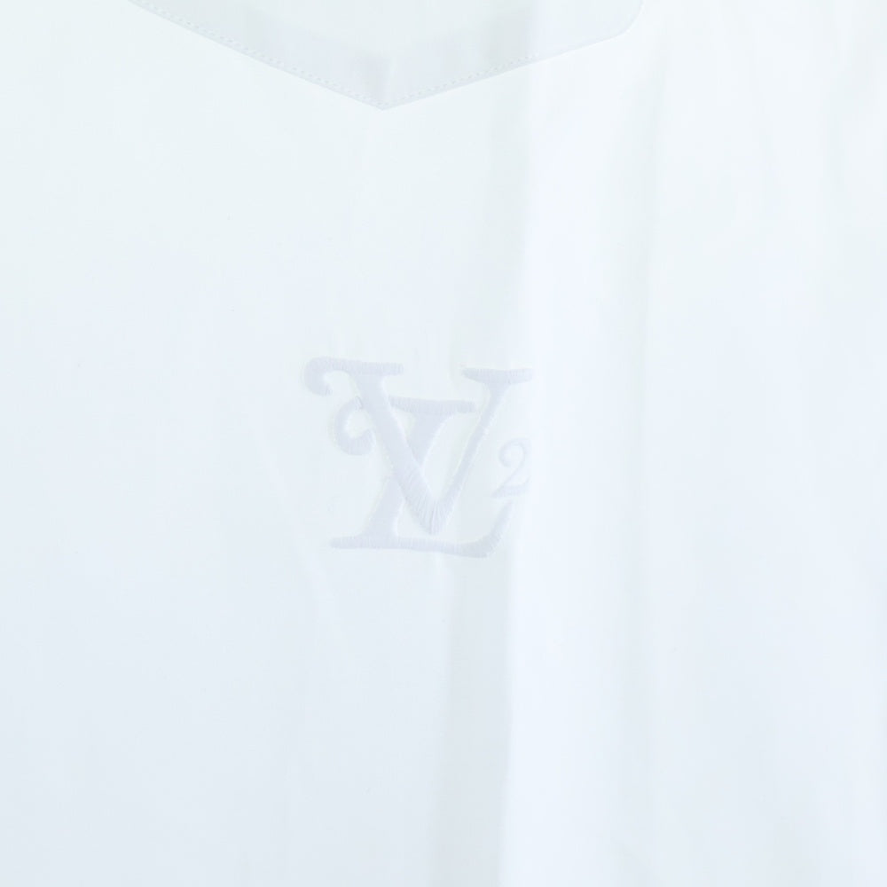 LOUIS VUITTON(ルイヴィトン) 20AW ×NIGO ニゴ 刺繍デザイン 半袖シャツ ホワイト RM202M NLZ HJS09W