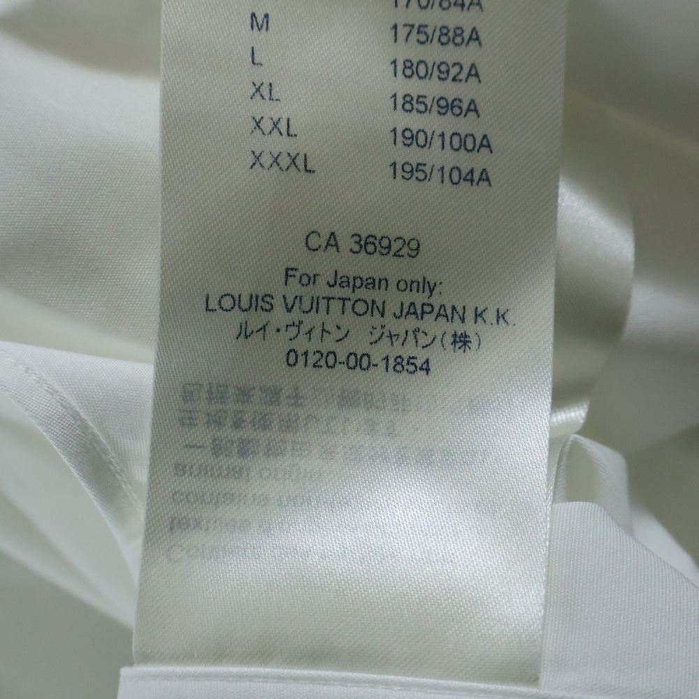 LOUIS VUITTON(ルイヴィトン) 20AW ×NIGO ニゴ 刺繍デザイン 半袖シャツ ホワイト RM202M NLZ HJS09W