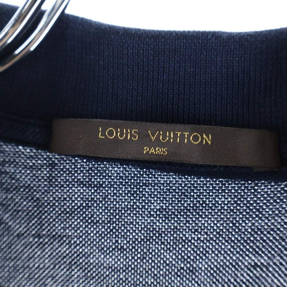 LOUIS VUITTON(ルイヴィトン) 17SS ×CHAPMAN BROTHER チャップマンブラザーズ アニマル刺繍 半袖ポロシャツ ネイビー RM171M JEA HBY36W
