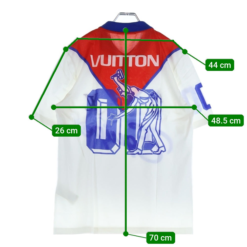 LOUIS VUITTON(ルイヴィトン) 21AW Equipe LV Polo ユニフォームデザイン 半袖ポロシャツ カットソー マルチ RM212 FB3 HLY76W