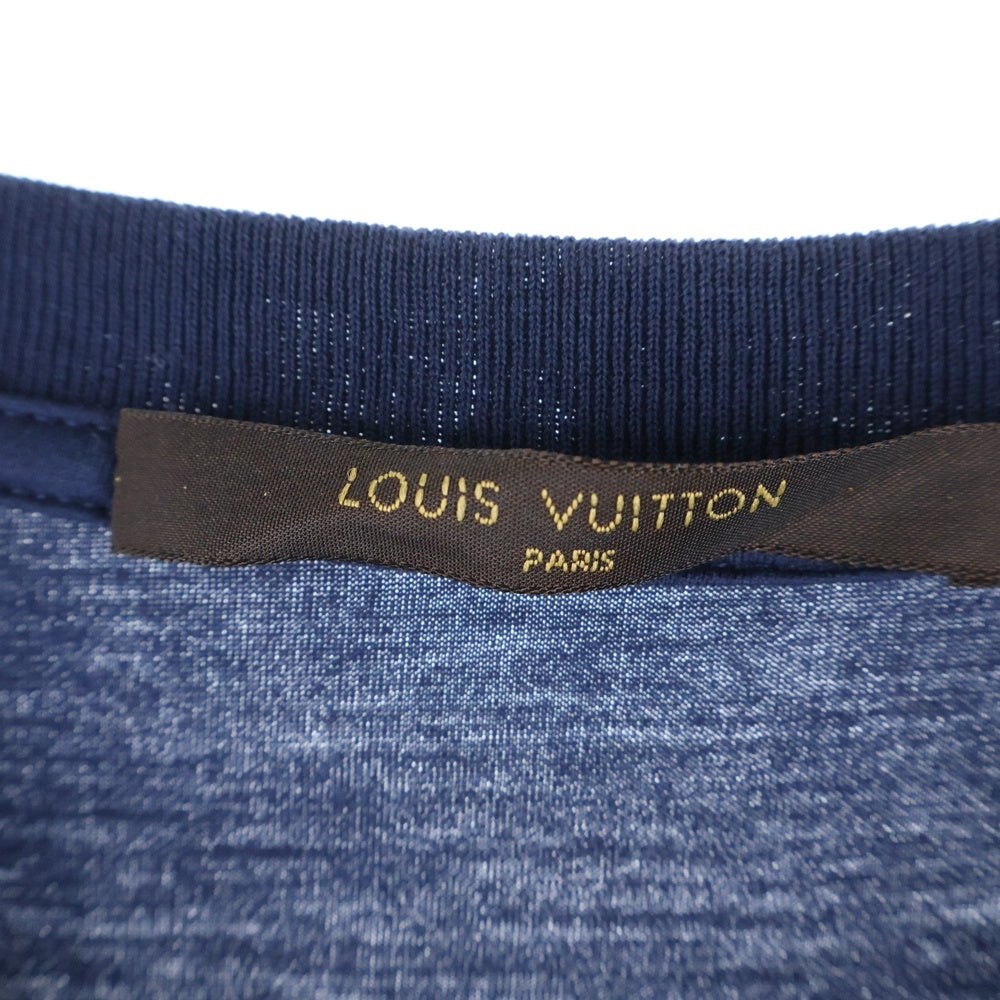 LOUIS VUITTON(ルイヴィトン) 14SS カモフラプリント クルーネック半袖Tシャツ カットソー ネイビー RM141M H5JR07 JEZ