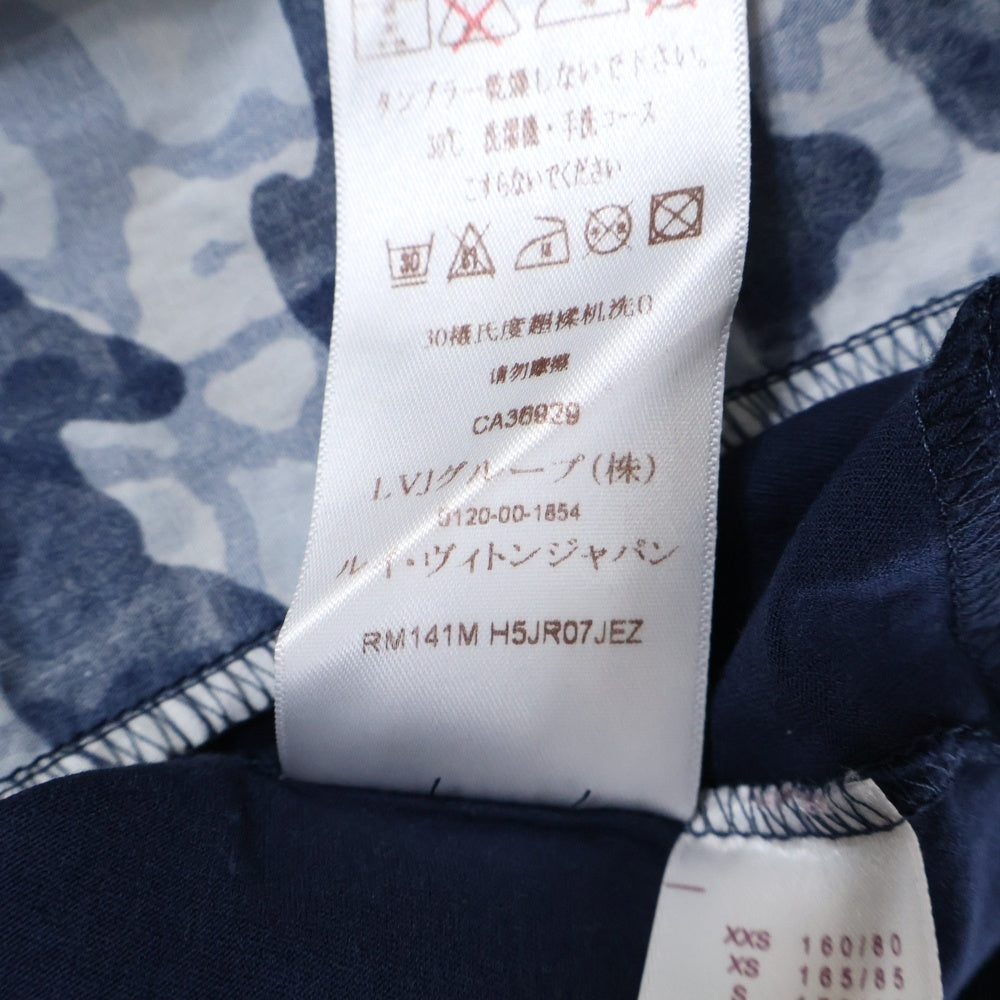 LOUIS VUITTON(ルイヴィトン) 14SS カモフラプリント クルーネック半袖Tシャツ カットソー ネイビー RM141M H5JR07 JEZ