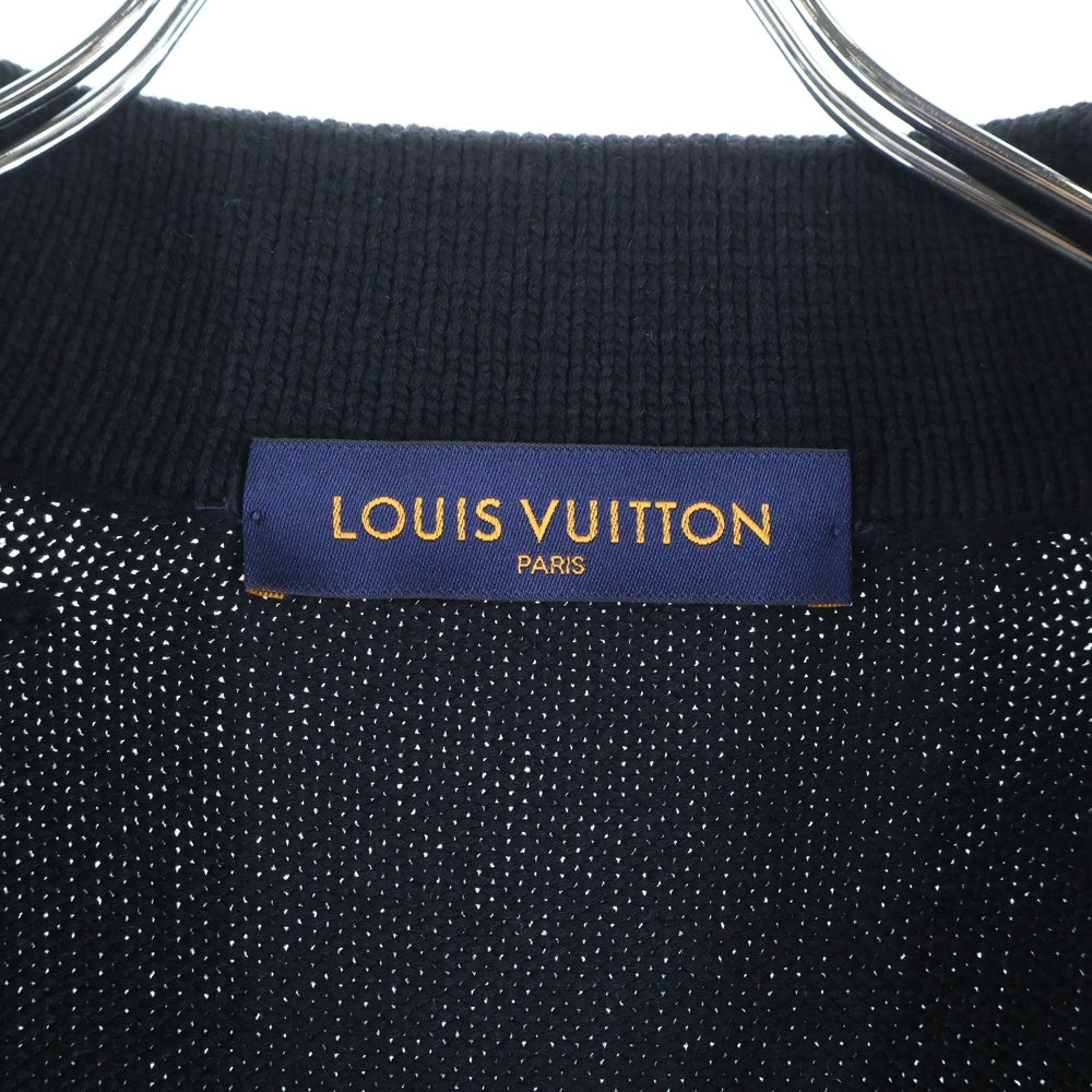 LOUIS VUITTON(ルイヴィトン) 21AW ×NBA ジャイアント モノグラム ロゴ カーディガン ニット ブラック RM211M ZNO HKN02W 21AW