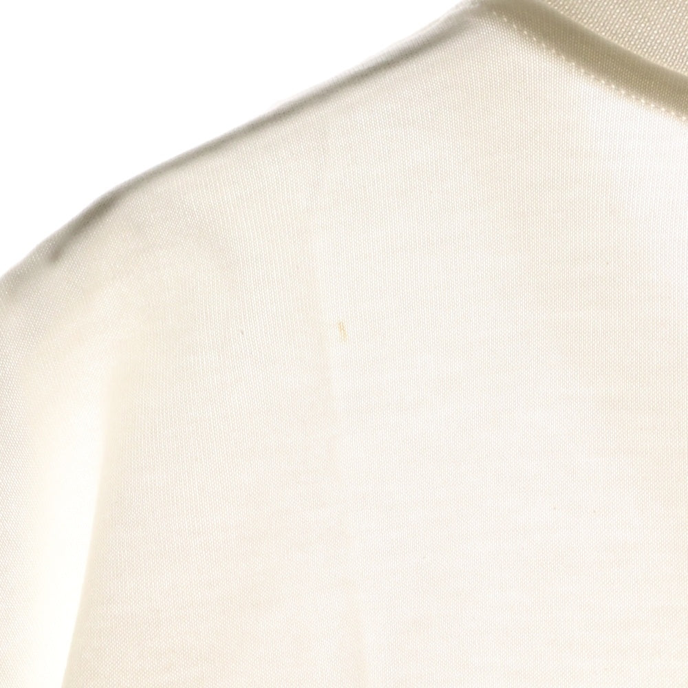 LOUIS VUITTON(ルイヴィトン) 14AW Vネック LVロゴ刺繍 クルーネック半袖Tシャツ カットソー ホワイト RM142Q H6Y42WJC8