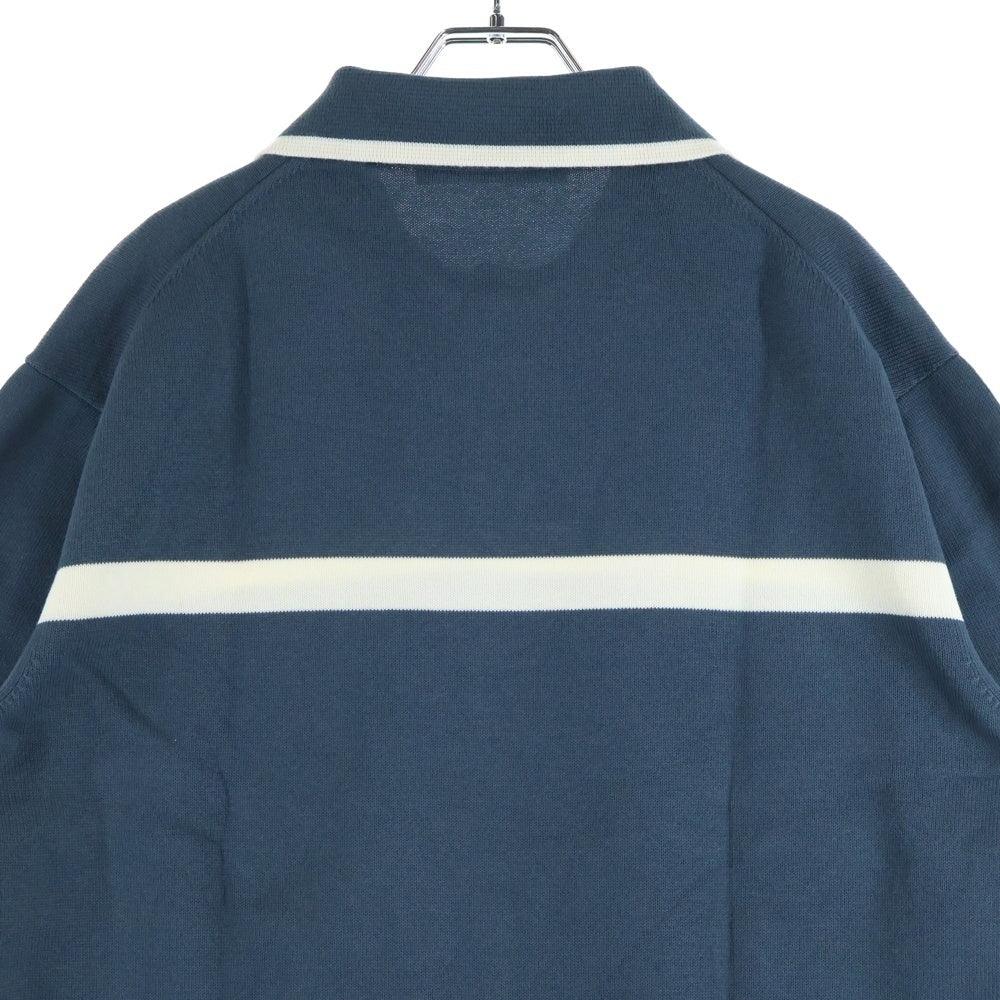 LOUIS VUITTON(ルイヴィトン) 22AW サイクリングポロ ジャガード 半袖ポロシャツ カットソー グレー RM222 F96 HNN61W