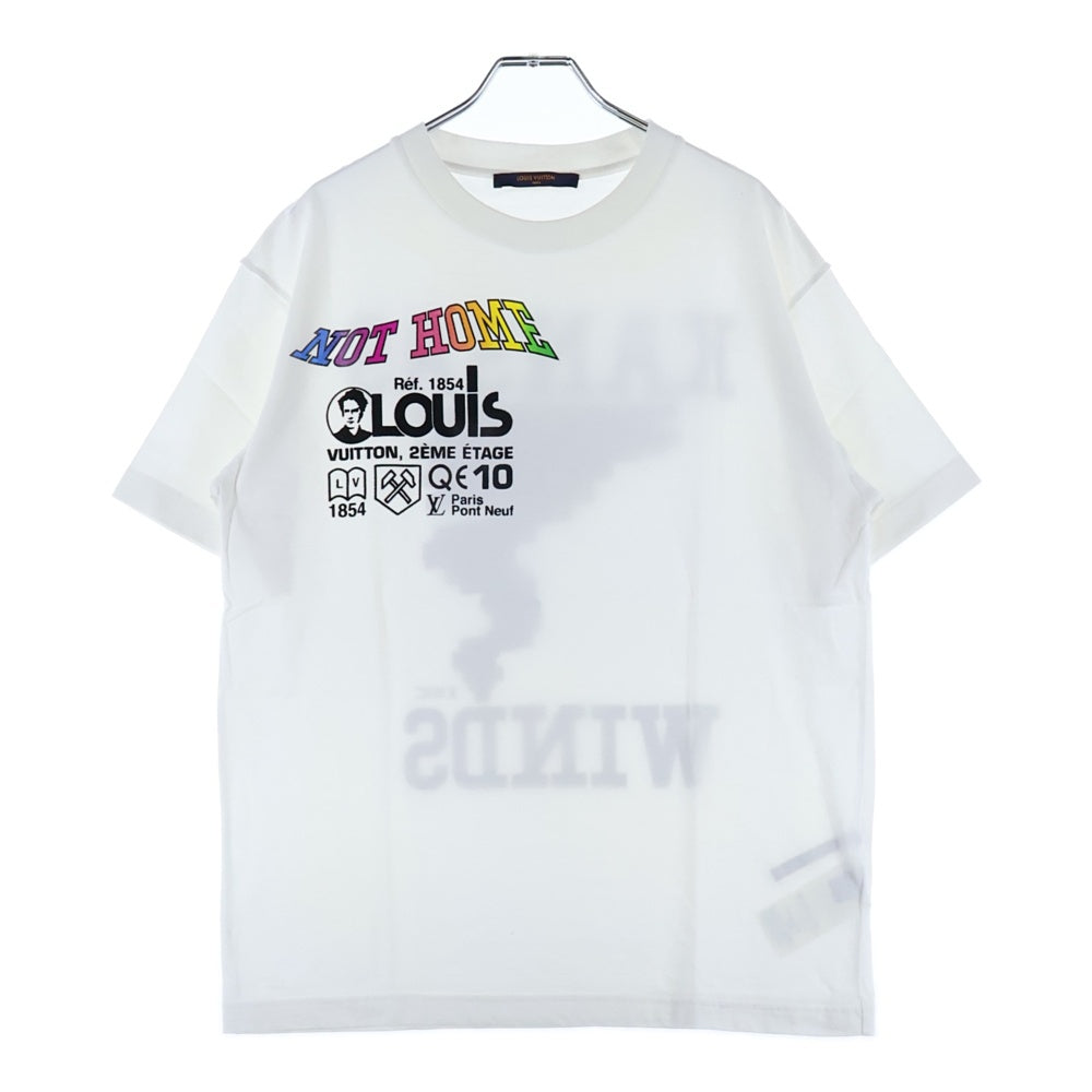LOUIS VUITTON(ルイヴィトン) 19SS Kansas Wind Print Tee RM191 LVO HGY96W カンザスウィンド フロントロゴプリント Tシャツカットソー ホワイト