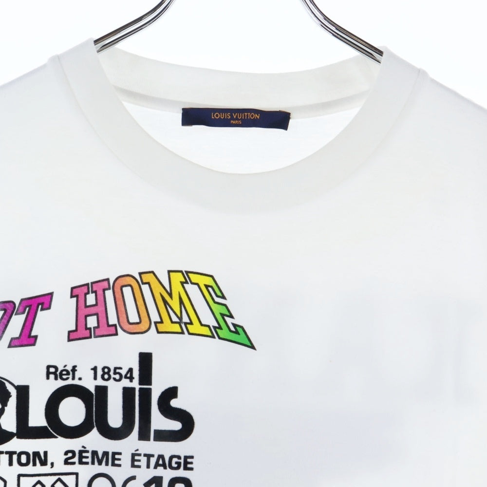 LOUIS VUITTON(ルイヴィトン) 19SS Kansas Wind Print Tee RM191 LVO HGY96W カンザスウィンド フロントロゴプリント Tシャツカットソー ホワイト