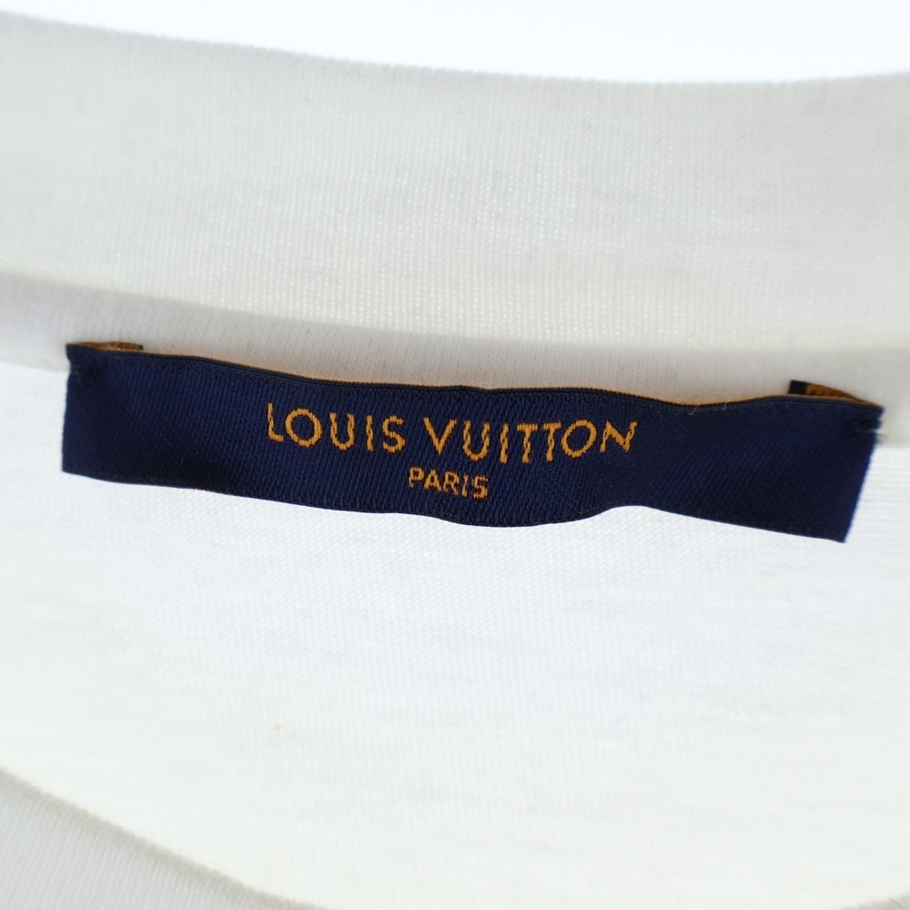 LOUIS VUITTON(ルイヴィトン) 19SS Kansas Wind Print Tee RM191 LVO HGY96W カンザスウィンド フロントロゴプリント Tシャツカットソー ホワイト