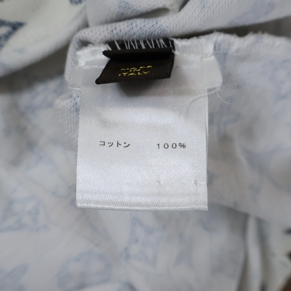 LOUIS VUITTON(ルイヴィトン) ×CHAPMAN BROTHER チャップマンブラザーズ モノグラム アニマルプリント 半袖ポロシャツ カットソー ホワイト HAY80WC0G