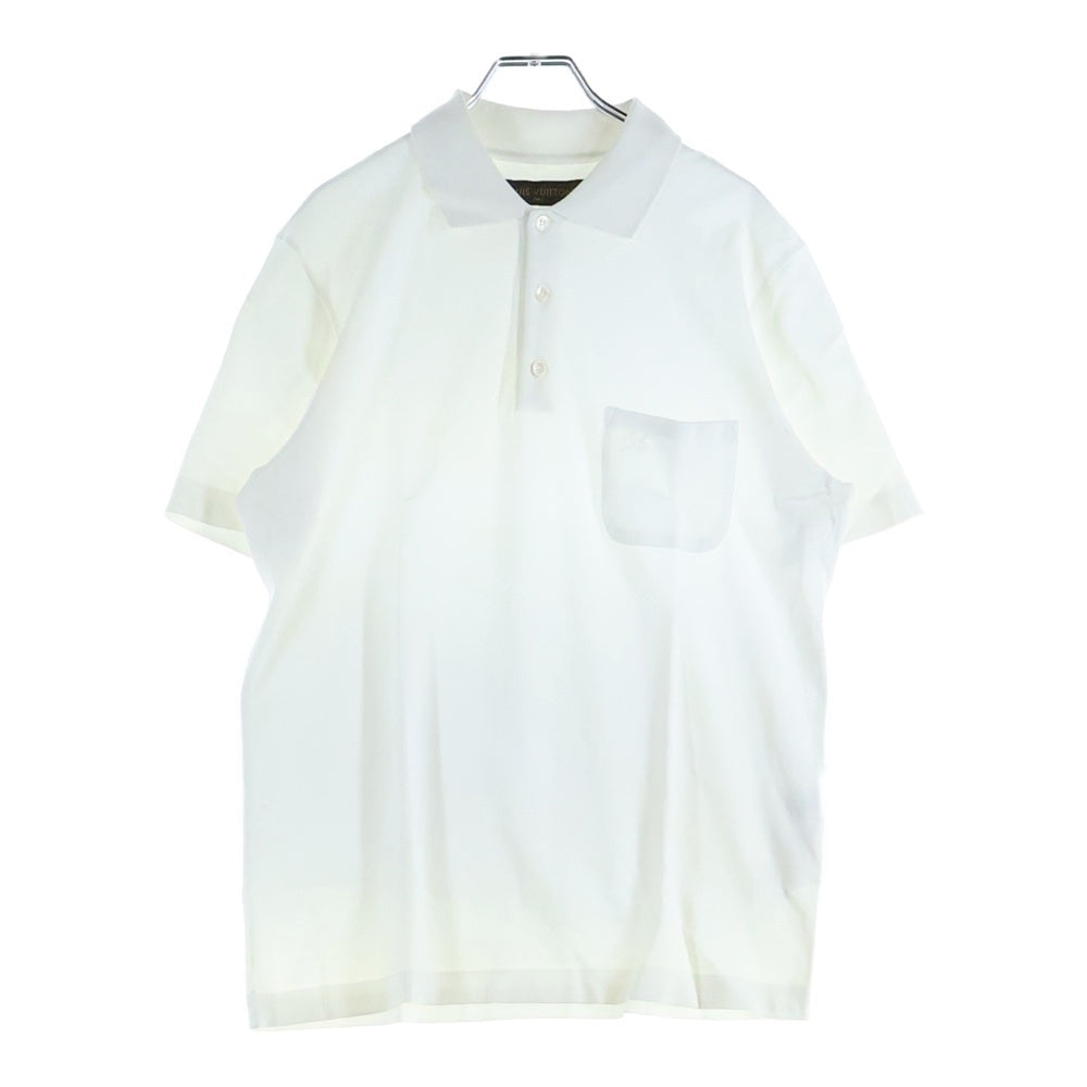 LOUIS VUITTON(ルイヴィトン) 14AW ダミエポケット 半袖ポロシャツ カットソー ホワイト RM142Q H6Y46WCMS