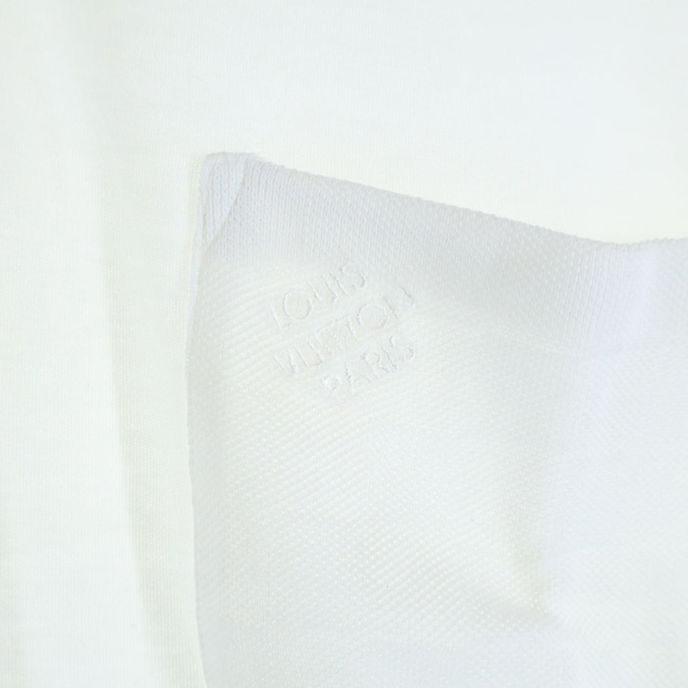 LOUIS VUITTON(ルイヴィトン) 14AW ダミエポケット 半袖ポロシャツ カットソー ホワイト RM142Q H6Y46WCMS