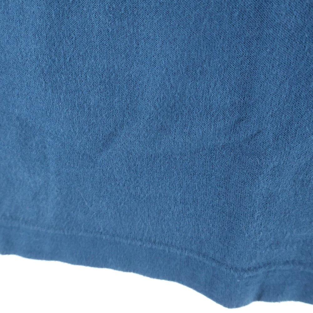 LOUIS VUITTON(ルイヴィトン) 14AW ベロア クルーネック半袖Tシャツ カットソー ネイビー RM142 H6Y62WJUS