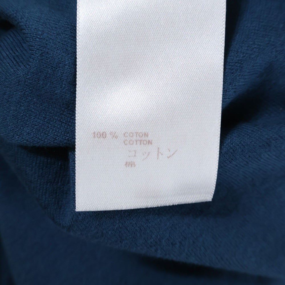 LOUIS VUITTON(ルイヴィトン) 14AW ベロア クルーネック半袖Tシャツ カットソー ネイビー RM142 H6Y62WJUS