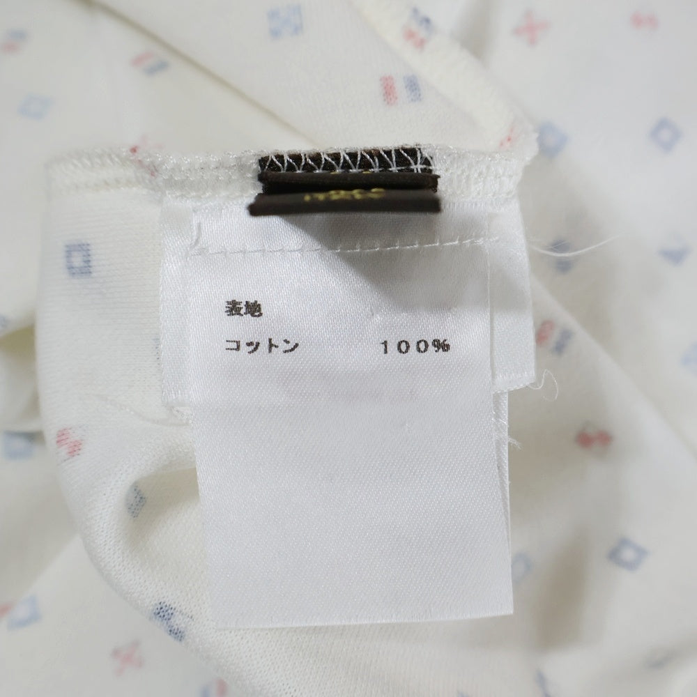 LOUIS VUITTON(ルイヴィトン) アメリカズカップ 総柄デザイン 半袖ポロシャツ カットソー ホワイト H9Y68WJIG
