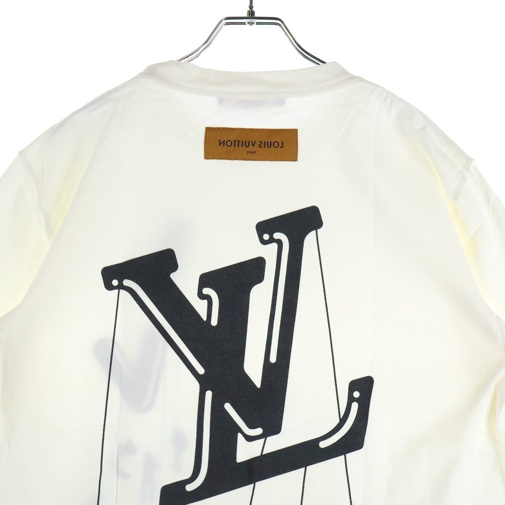 LOUIS VUITTON(ルイヴィトン) 21SS LVフロウティングプリント 半袖Tシャツ カットソー ホワイト RM211 NPG HKY86W
