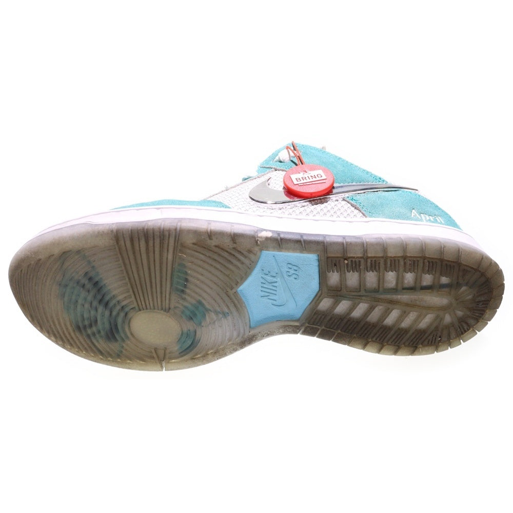 NIKE SB(ナイキエスビー) DUNK LOW PRO QS APRIL SKATEBOARDS ダンクロー エイプリルスケートボード ローカットスニーカー ライトグリーン US9.5/27.5cm FD2562-400