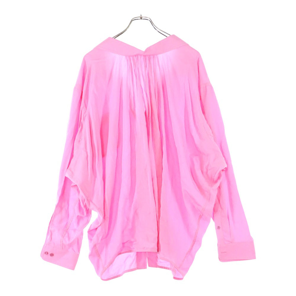 BALENCIAGA(バレンシアガ) スウィングシャツ オーバーサイズ 長袖シャツ ピンク 601836