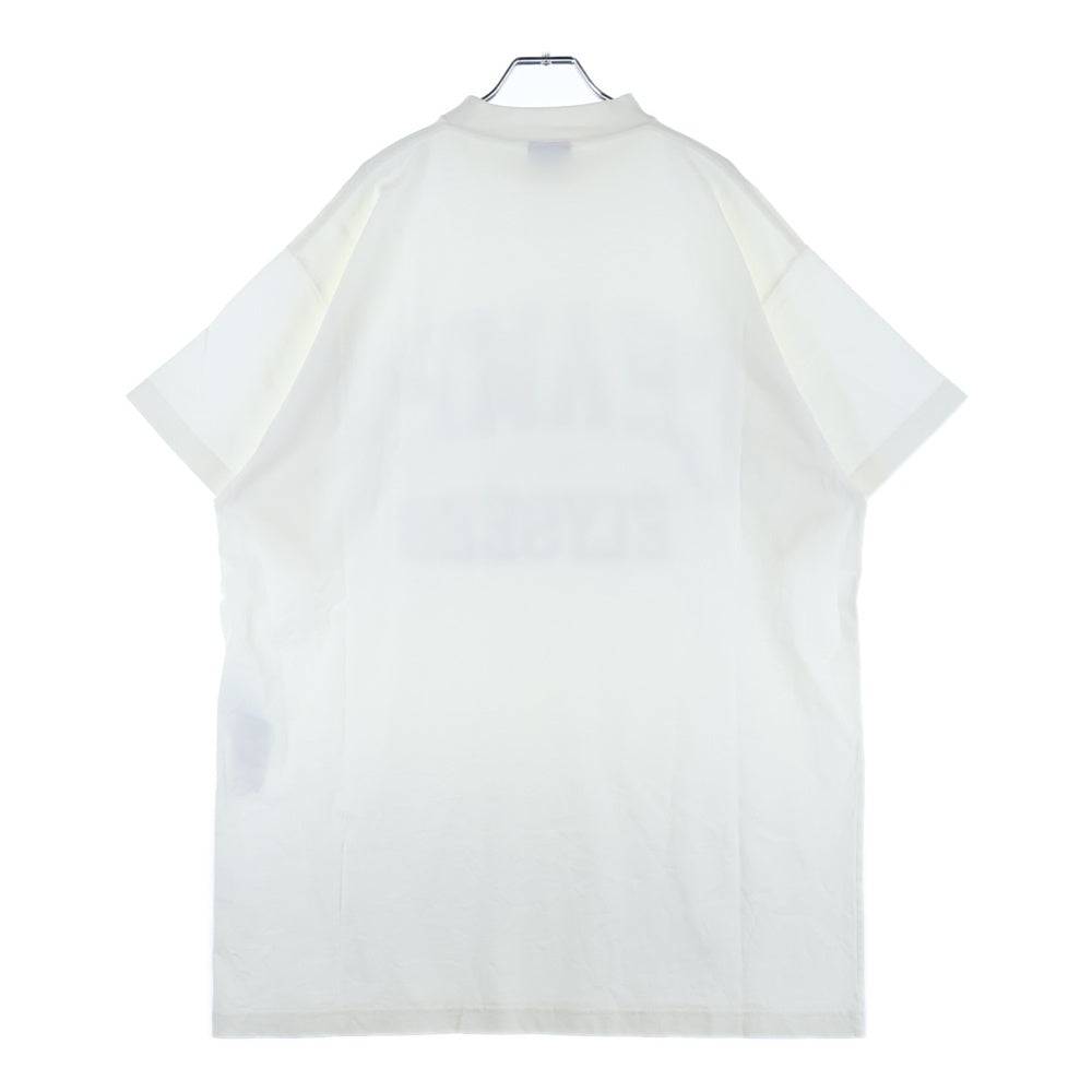 BALENCIAGA(バレンシアガ) 25SS Over Champs-Elysees T-Shirt フロントプリント 半袖Tシャツ カットソー ホワイト 787349 TRVN1