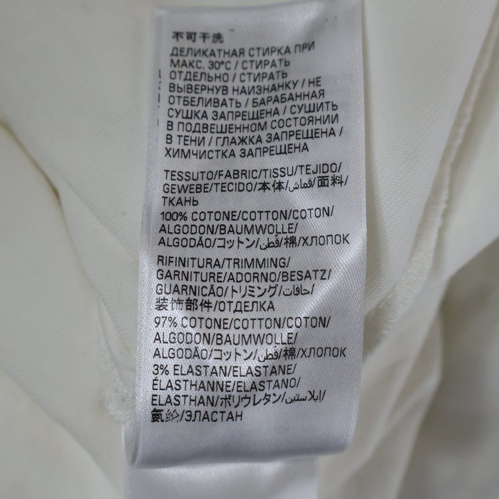 BALENCIAGA(バレンシアガ) 25SS Over Champs-Elysees T-Shirt フロントプリント 半袖Tシャツ カットソー ホワイト 787349 TRVN1