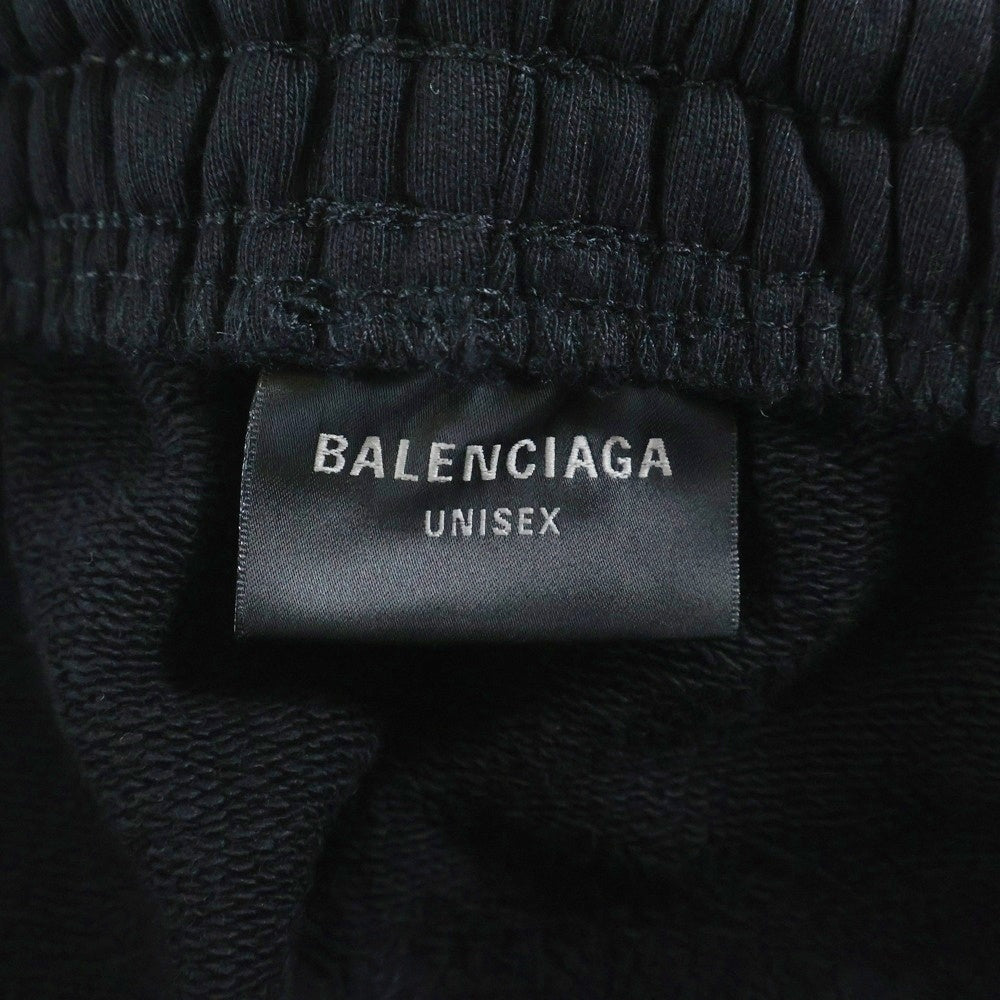 BALENCIAGA(バレンシアガ) キャンペーンロゴ スウェットパンツ ブラック 674594 TKVI9