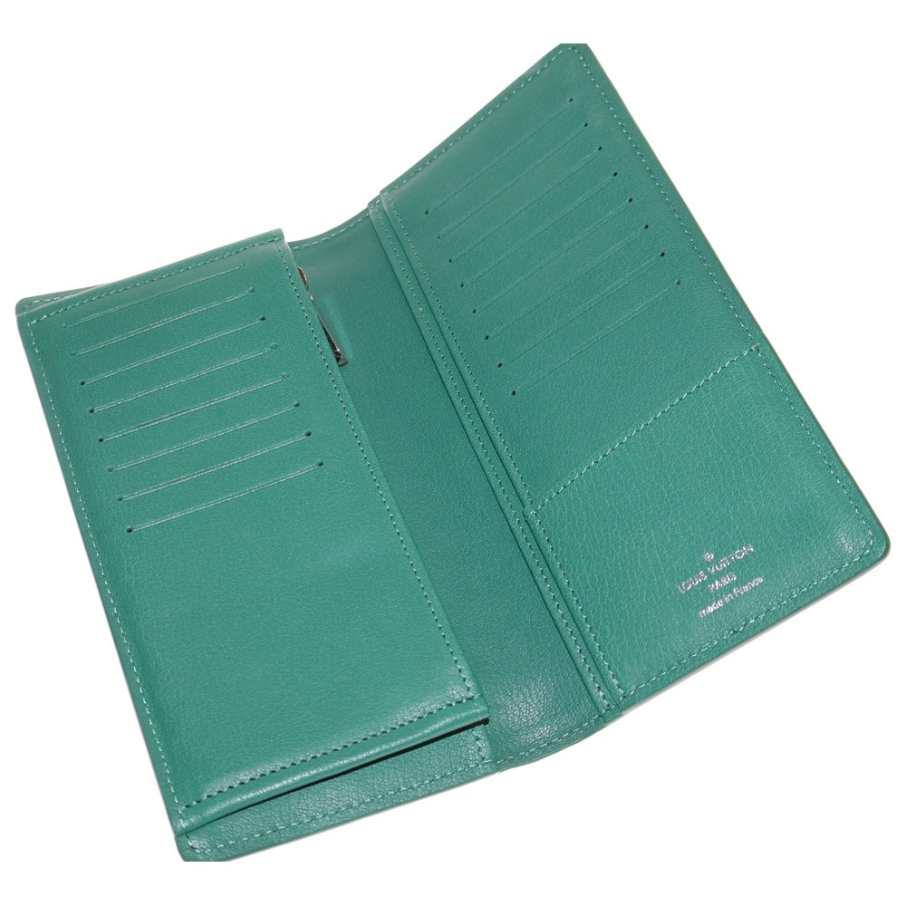 LOUIS VUITTON(ルイヴィトン) ルイ ヴィトン ポルトフォイユ ブラザ ロングウォレット 二つ折り長財布 グリーン N82509 RFID