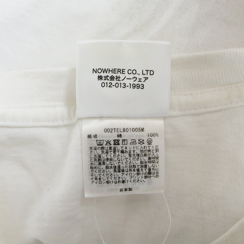 A BATHING APE(アベイシングエイプ) BABY MiLO ベイビーマイロ プリント 半袖Tシャツ カットソー ホワイト 002TEL801005M