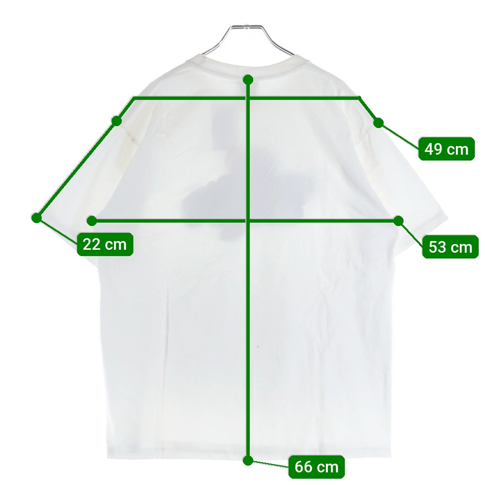 A BATHING APE(アベイシングエイプ) BABY MiLO ベイビーマイロ プリント 半袖Tシャツ カットソー ホワイト 002TEL801005M