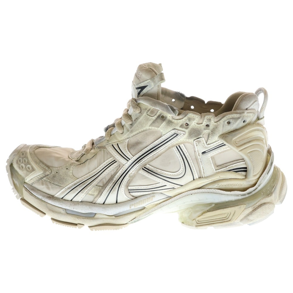 BALENCIAGA(バレンシアガ) RUNNER ランナー ユーズド加工 ローカットスニーカー シューズ ホワイト 772774