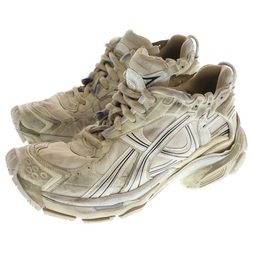 BALENCIAGA(バレンシアガ) RUNNER ランナー ユーズド加工 ローカットスニーカー シューズ ホワイト 772774