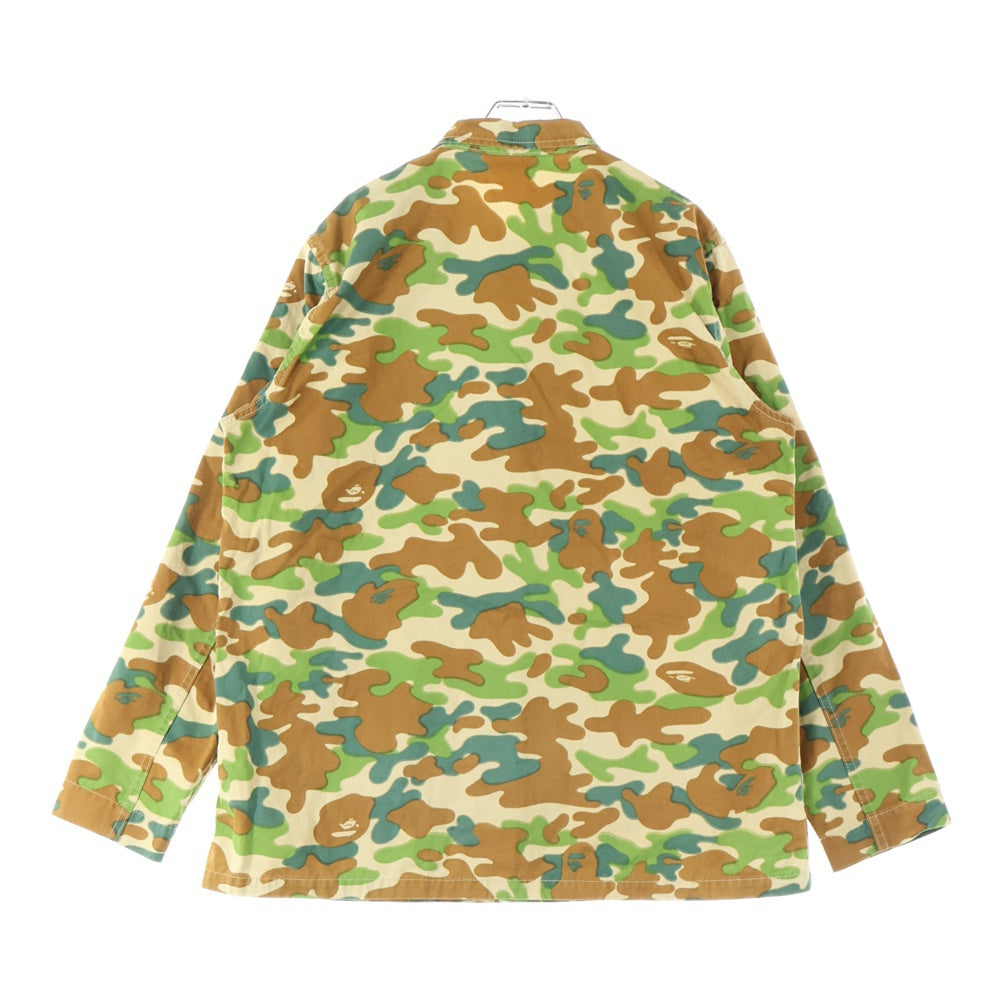 A BATHING APE(アベイシングエイプ) カモ柄 長袖シャツ マルチ