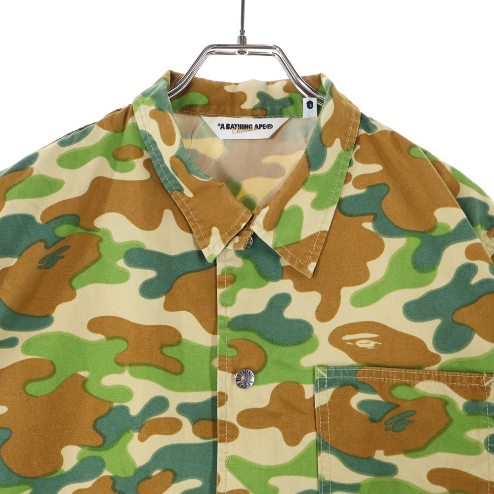 A BATHING APE(アベイシングエイプ) カモ柄 長袖シャツ マルチ