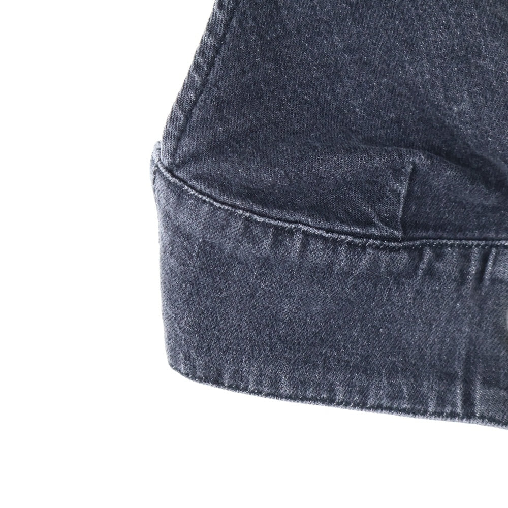 DIESEL(ディーゼル) DE-ELLY-S メタルDロゴ デニムブラトップ タンクトップ インナー グレー レディース