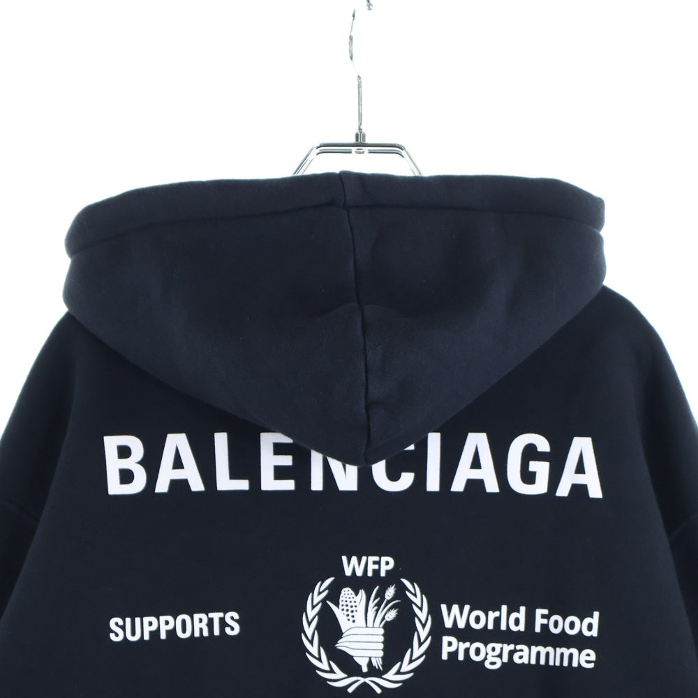 BALENCIAGA(バレンシアガ) 20AW WFP 裏起毛スウェットプルオーバーパーカー フーディー ブラック 600583 THV83