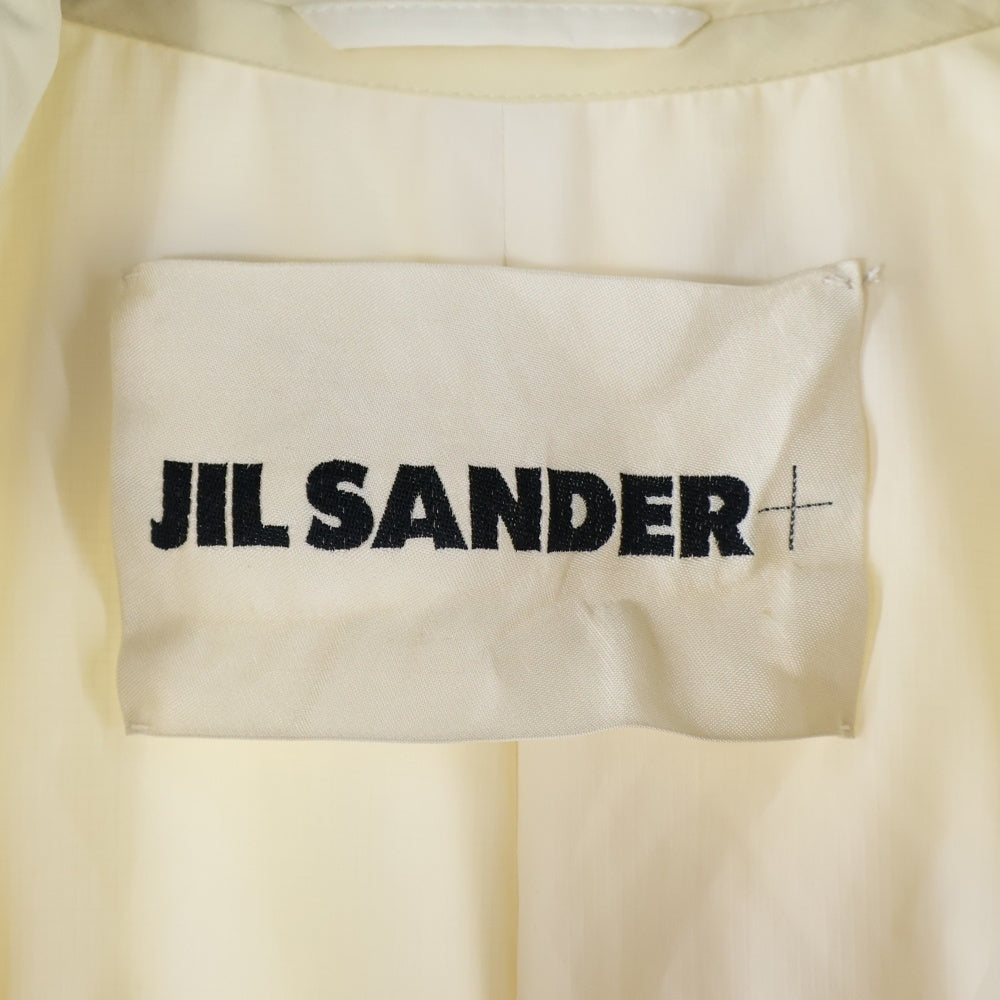 JIL SANDER +(ジルサンダープラス) ジップアップダウンベスト ジャケット アイボリー JPPU440194