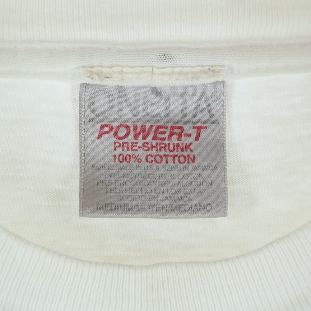 BAPE BY A BATHING APE(ベイプ ア ベイシング エイプ) 90S Rainbow Circle Logo レインボーサークルロゴ 半袖Tシャツ カットソー ホワイト