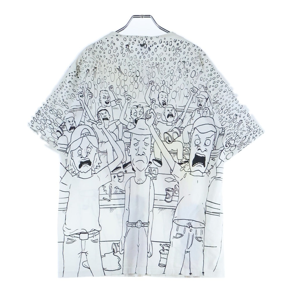 VINTAGE(ヴィンテージ) 90's BEAVIS AND BUTT-HEAD ビーバス アンド バットヘッド 半袖Tシャツ カットソー ホワイト