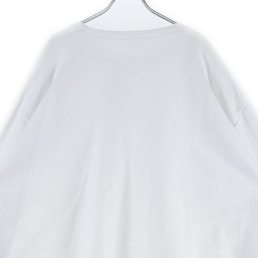 CHROME HEARTS(クロムハーツ) SWTSHRT 袖ロゴプリントクルーネックロゴ スウェット ホワイト