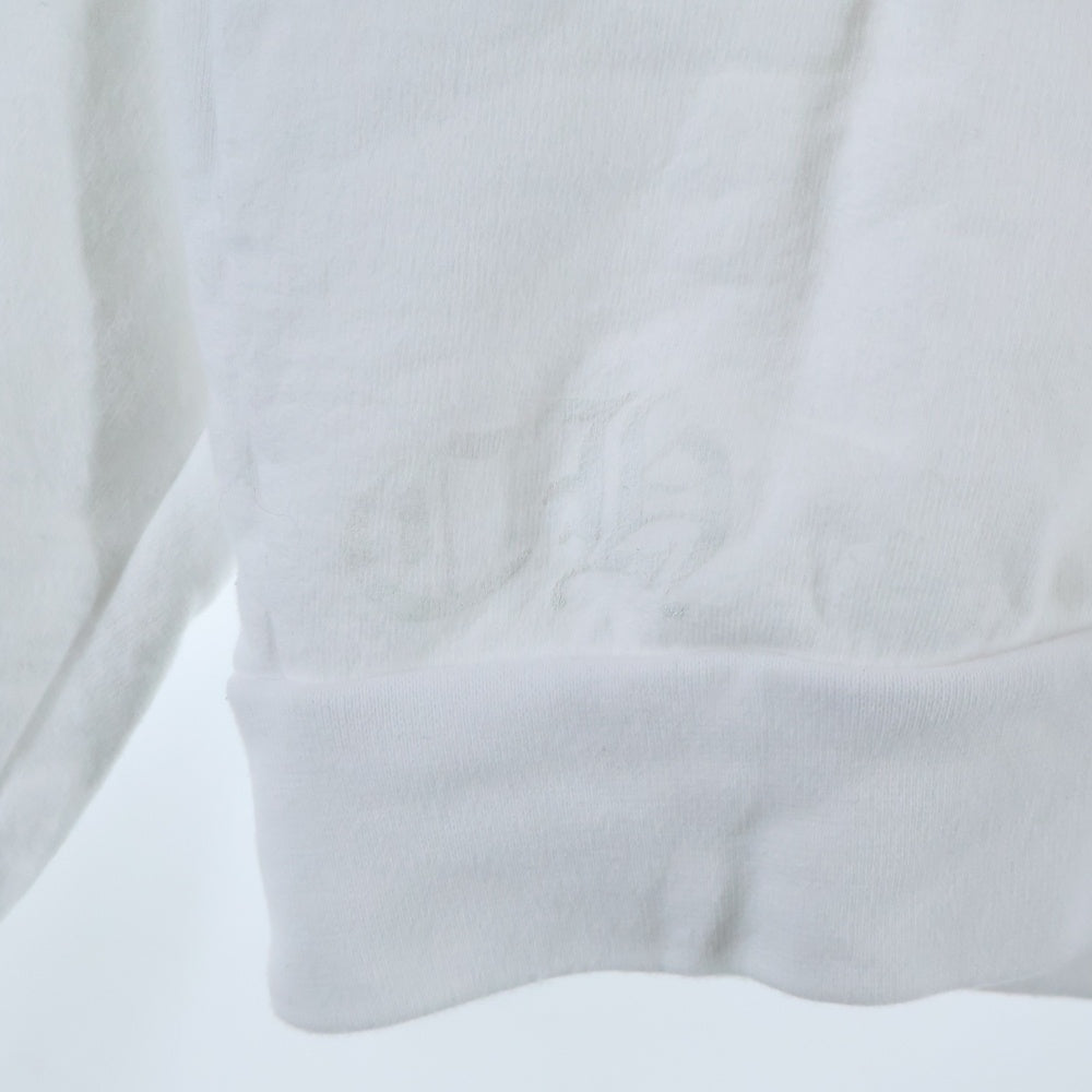 CHROME HEARTS(クロムハーツ) SWTSHRT 袖ロゴプリントクルーネックロゴ スウェット ホワイト