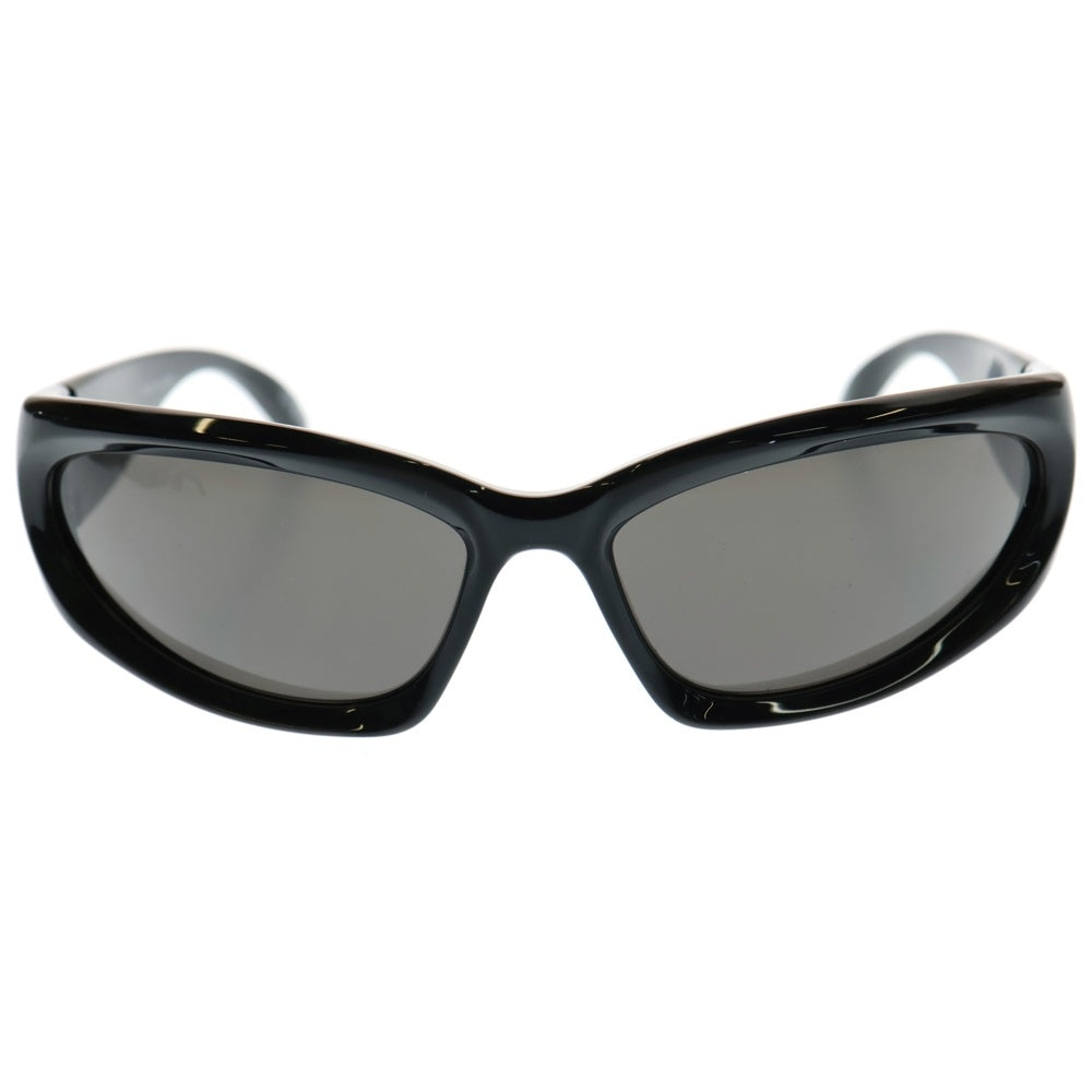 BALENCIAGA(バレンシアガ) サングラス キャットアイ型 セルフレーム フルリム ロゴ アイウェア ブラック 001 BB0157S