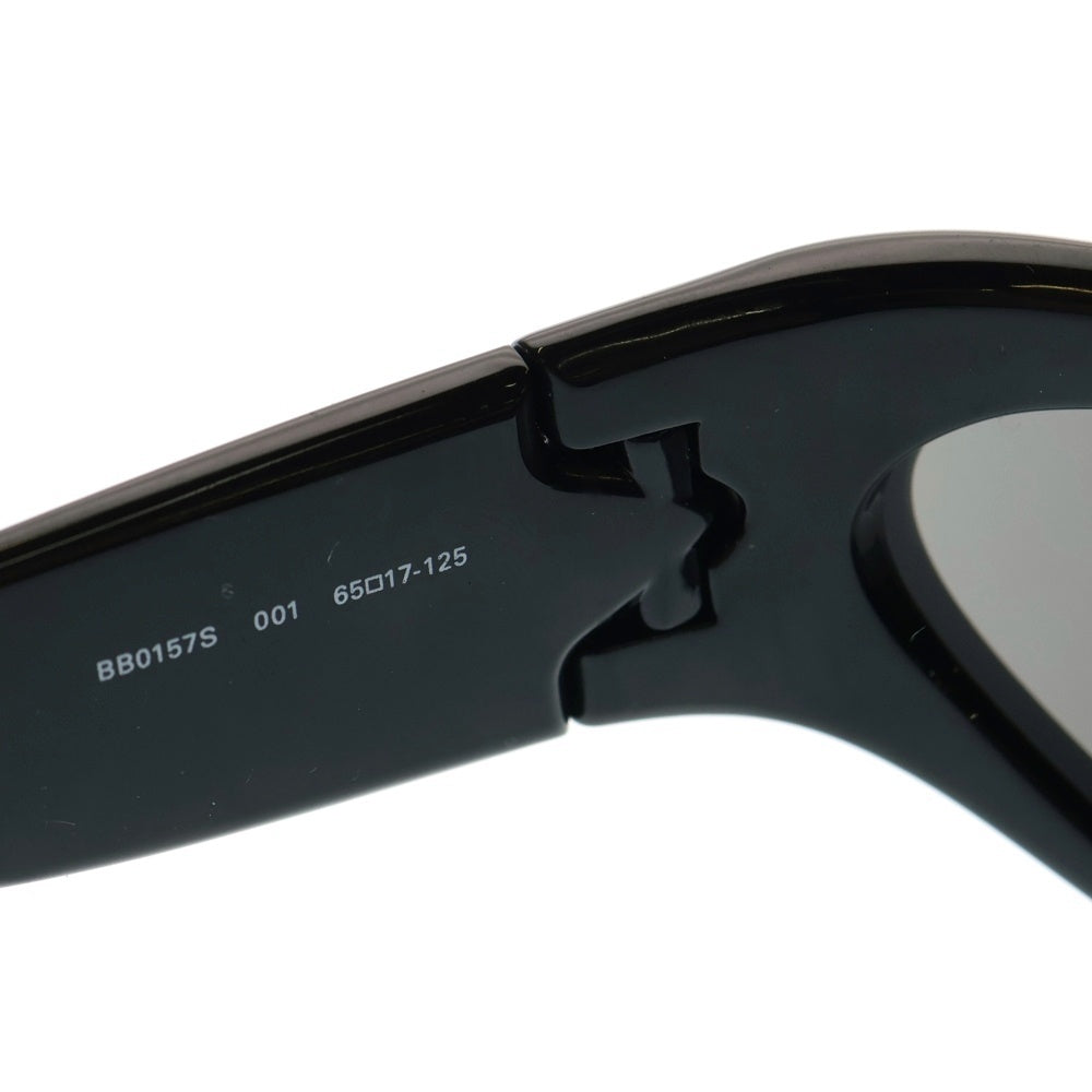 BALENCIAGA(バレンシアガ) サングラス キャットアイ型 セルフレーム フルリム ロゴ アイウェア ブラック 001 BB0157S