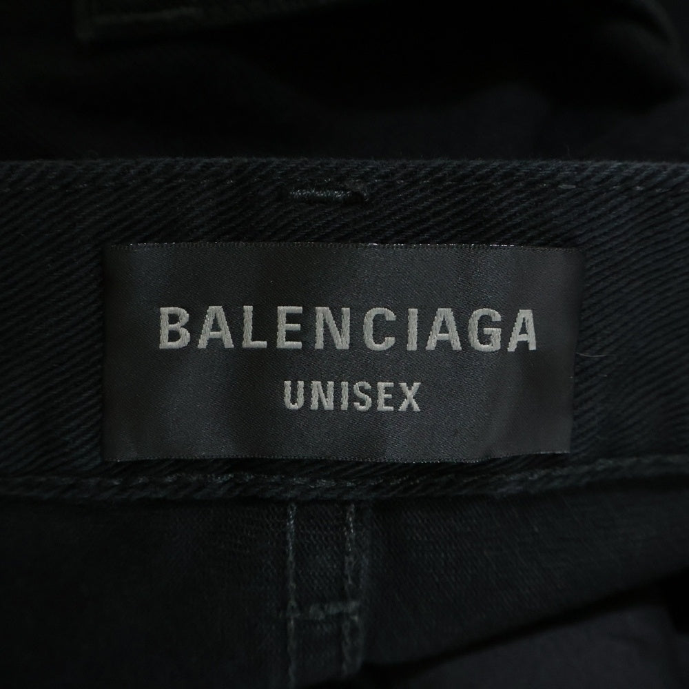 BALENCIAGA(バレンシアガ) 23SS BAGGY DENIM PANTS 745213 TQW83 バギーデニムパンツ ブラック