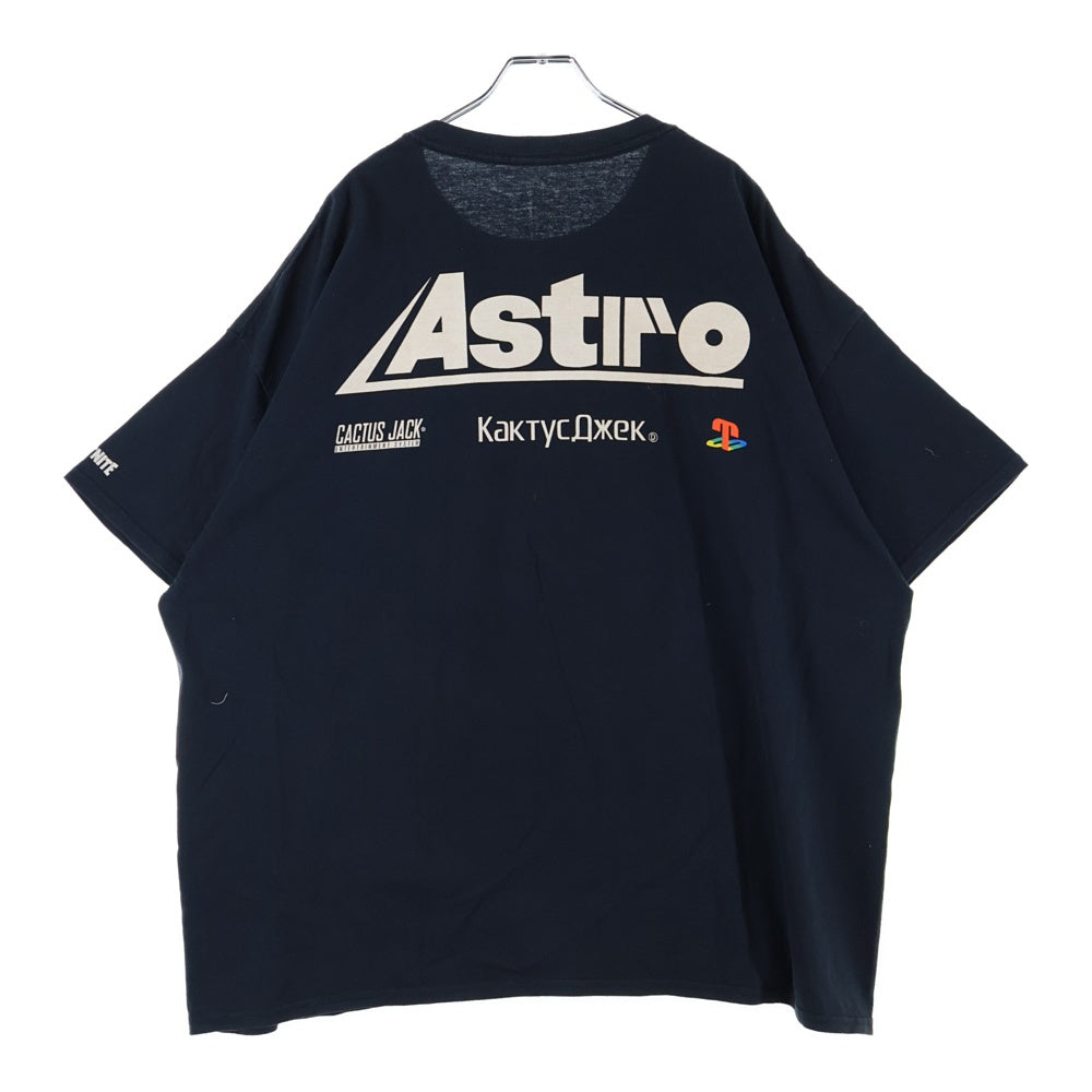 Cactus Jack(カクタスジャック) トラヴィス グラフィックプリント 半袖Tシャツ カットソー ブラック