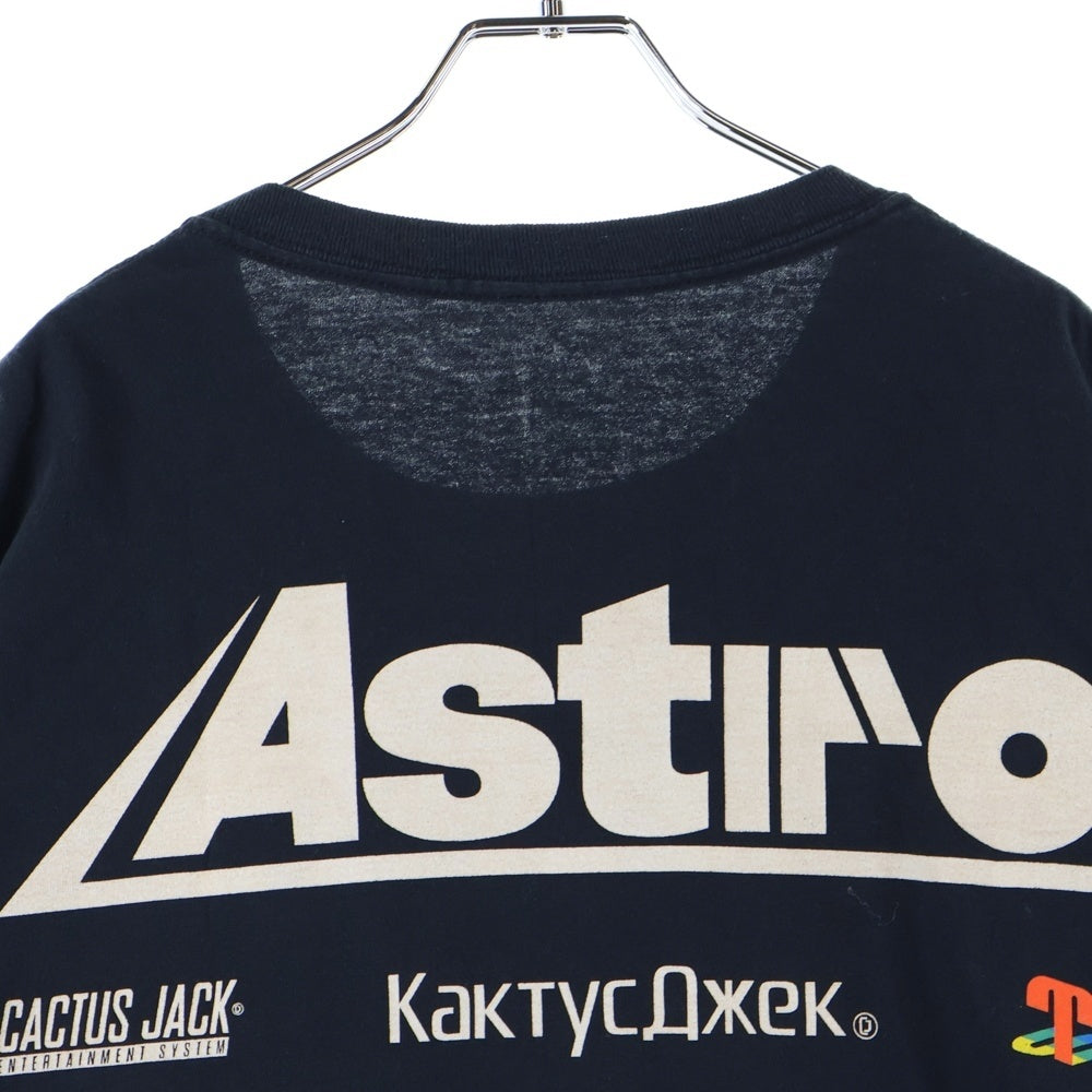 Cactus Jack(カクタスジャック) トラヴィス グラフィックプリント 半袖Tシャツ カットソー ブラック