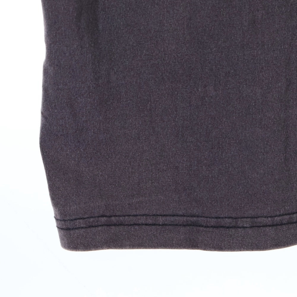 NUMBER (N)INE(ナンバーナイン) エンブレム クラッシュ加工 半袖Tシャツ ブラウン NMBsc537