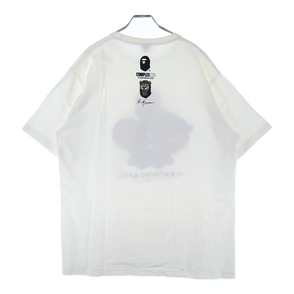A BATHING APE(アベイシングエイプ) Big Sean Baby Milo プリントデザイン 半袖Tシャツ カットソー ホワイト 2XL