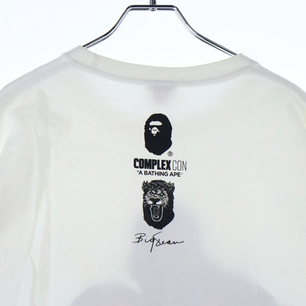 A BATHING APE(アベイシングエイプ) Big Sean Baby Milo プリントデザイン 半袖Tシャツ カットソー ホワイト 2XL