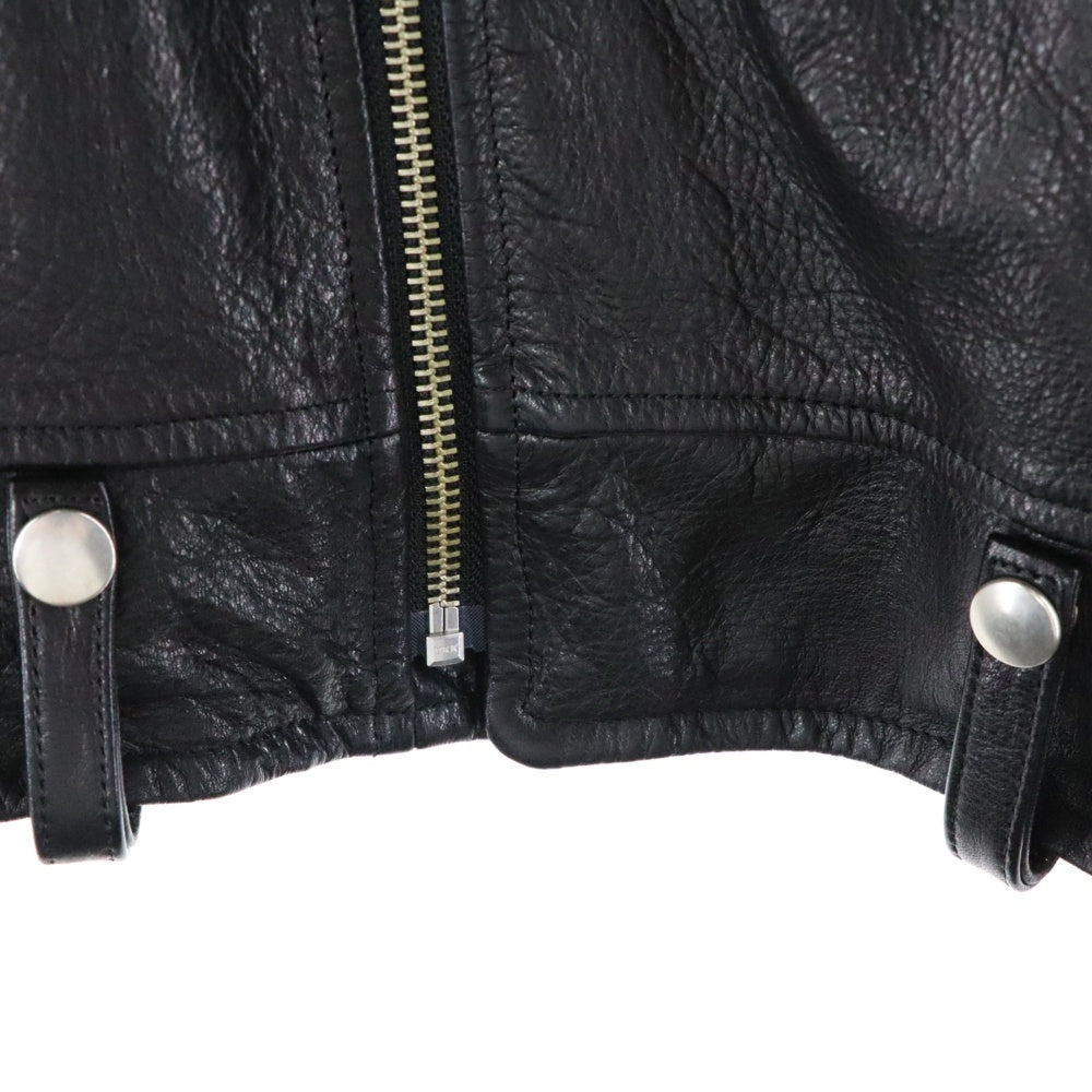 WACKO MARIA(ワコマリア) 24SS DOUBLE RIDERS JACKE ダブルジライダースジャケット ブラック 24SS-WMO-BL04