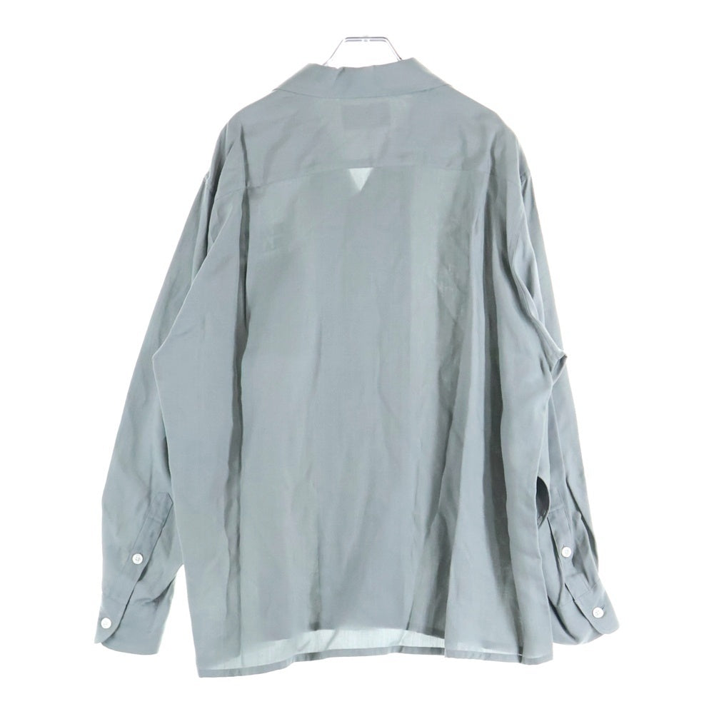 WACKO MARIA(ワコマリア) 24SS 50'S SHIRT L/S -TYPE 2 長袖シャツ グレー 24SS-WMS-OC07