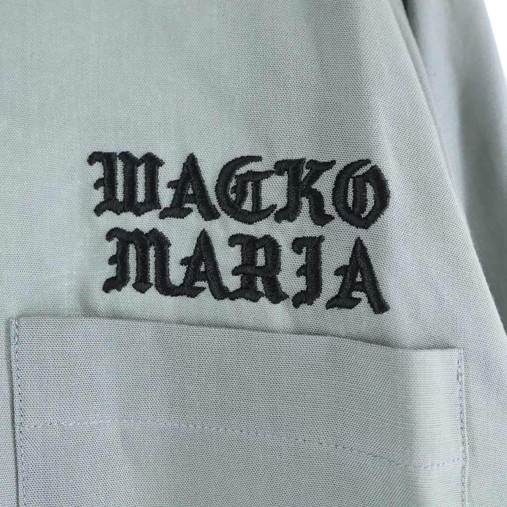 WACKO MARIA(ワコマリア) 24SS 50'S SHIRT L/S -TYPE 2 長袖シャツ グレー 24SS-WMS-OC07